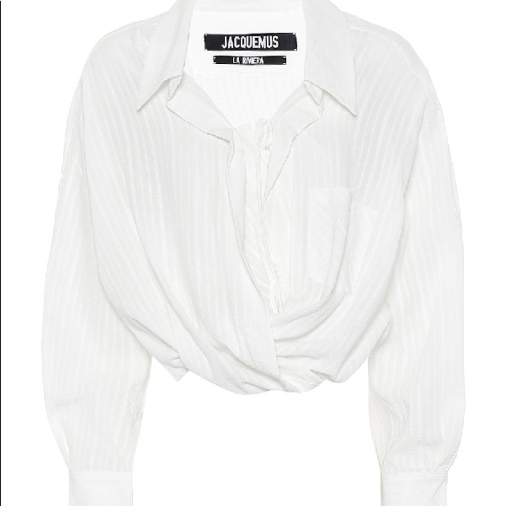 Jacquemus La Chemise Siena Shirt In Off white new